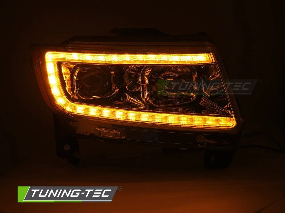 Faruri TUBE LIGHT CHROME pentru CHRYSLER JEEP GRAND CHEROKEE 11-13 - LPCH47