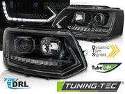 Faruri TUBE LIGHT DRL BLACK Tuning-Tec pentru FORD VW T5 2010-2015 - LPVWS6