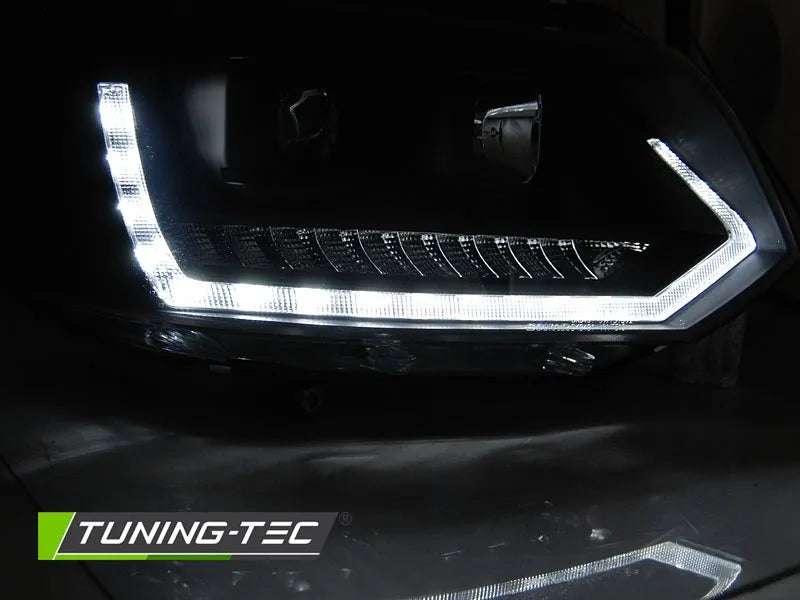 Faruri TUBE LIGHT DRL BLACK Tuning-Tec pentru FORD VW T5 2010-2015 - LPVWS6