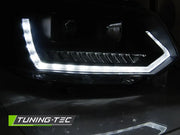 Faruri TUBE LIGHT DRL BLACK Tuning-Tec pentru FORD VW T5 2010-2015 - LPVWS6