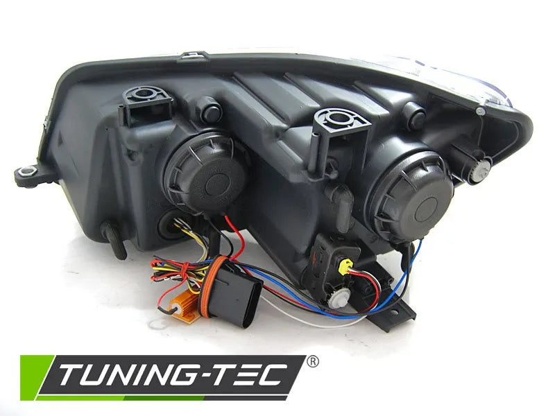 Faruri TUBE LIGHT DRL BLACK Tuning-Tec pentru VW TOURAN II 08.10-15 - LPVWS4