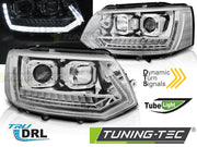Faruri TUBE LIGHT DRL CHROME Tuning-Tec pentru VW T5 2010-2015 - LPVWS5
