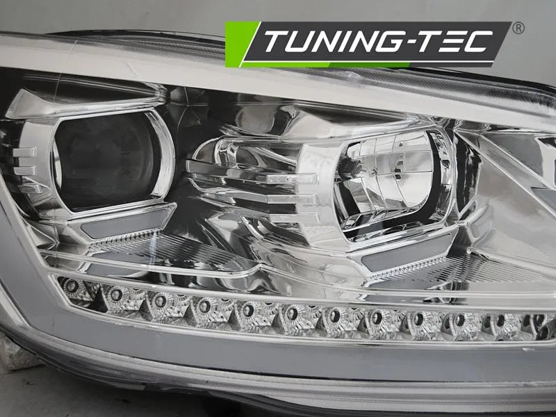 Faruri TUBE LIGHT DRL CHROME Tuning-Tec pentru VW TOURAN II 08.10-15 - LPVWS3
