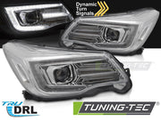 Faruri TUBE LIGHT DRL CHROME pentru SUBARU FORESTER IV 13-18 - LPSU17