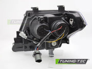 Faruri TUBE LIGHTS BLACK pentru NISSAN FRONTIER 10-14 - LPNI10
