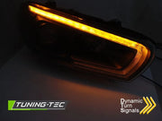 Faruri Tube Light LED BLACK pentru VW SCIROCCO 14-17 - LPVWU7