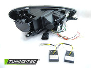 Faruri Tube Light LED BLACK pentru VW SCIROCCO 14-17 - LPVWU7