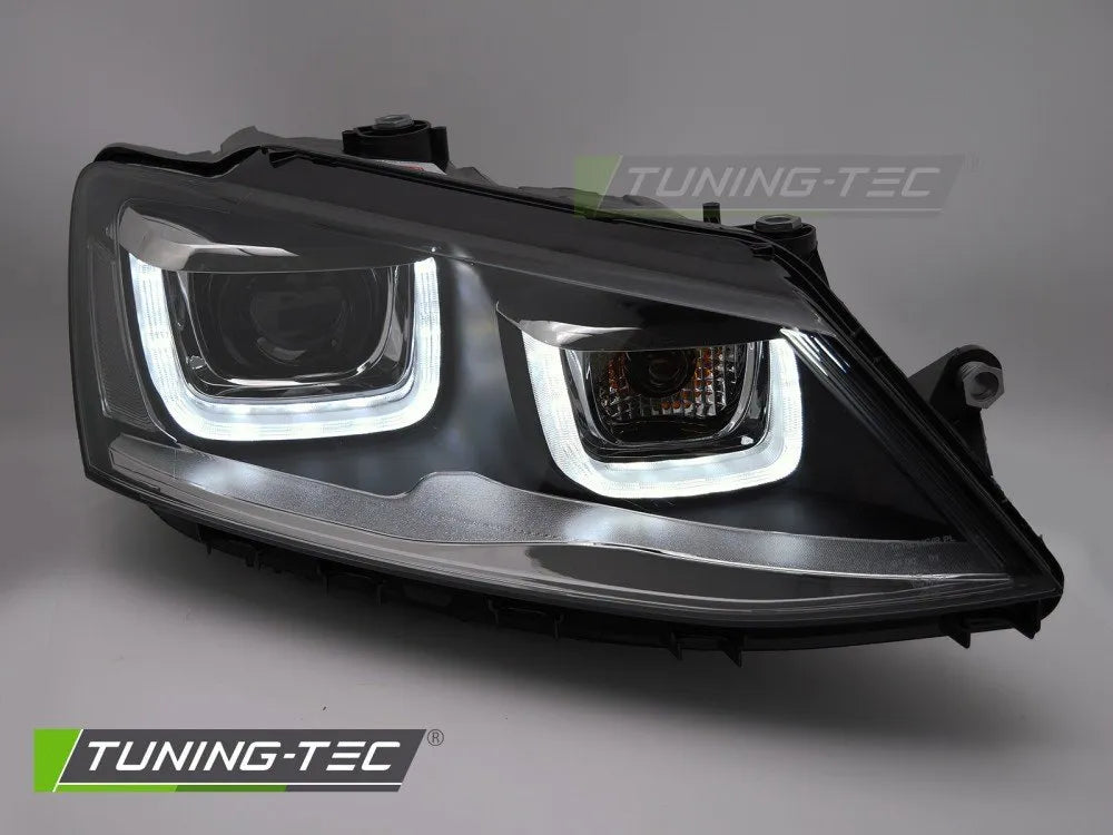 Faruri U-LED DRL pentru VW JETTA VI 11-18 - LPVX01