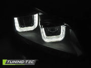 Faruri U-LED LIGHT DRL BLACK Tuning-Tec pentru VW GOLF 6 08-12 - LPVWR5