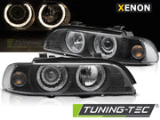 Faruri XENON ANGEL EYES BLACK pentru BMW E39 LCI 00-03 - LPBMO7
