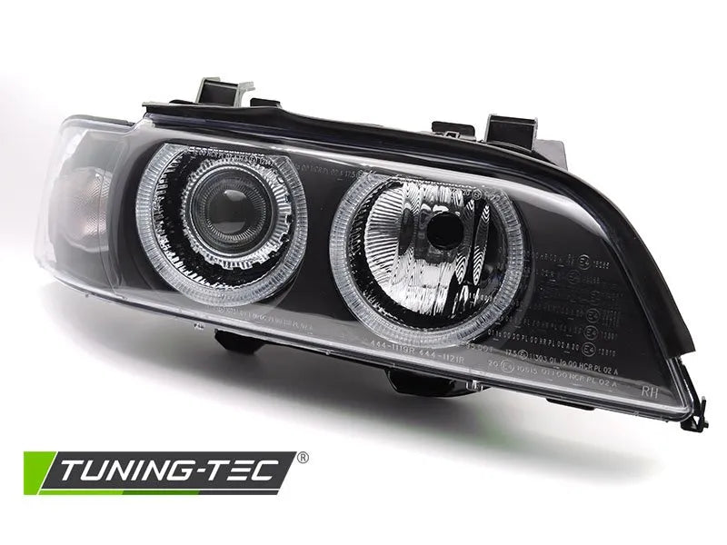 Faruri XENON ANGEL EYES BLACK pentru BMW E39 LCI 00-03 - LPBMO7