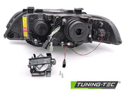 Faruri XENON ANGEL EYES BLACK pentru BMW E39 LCI 00-03 - LPBMO7