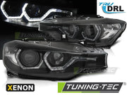 Faruri XENON LED ANGEL EYES DRL BLACK BMW F30/F31 - LPBMM0