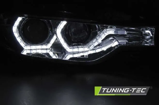 Faruri XENON LED ANGEL EYES DRL CHROME BMW F30/F31 - LPBML9