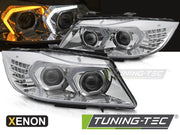 Faruri XENON LED CROM pentru BMW E90/E91 LCI 09-11 - LPBMP5