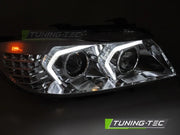 Faruri XENON LED CROM pentru BMW E90/E91 LCI 09-11 - LPBMP5