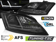 Faruri XENON LED DRL BLACK AFS Tuning-Tec pentru AUDI TT 06-10 8J - LPAUF0