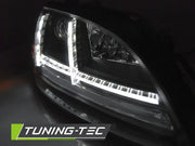 Faruri XENON LED DRL BLACK AFS Tuning-Tec pentru AUDI TT 06-10 8J - LPAUF0