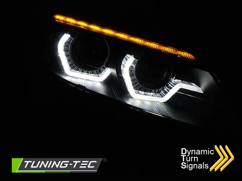 Faruri XENON LED DRL BLACK PENTRU BMW Z4 E89 09-13 - LPBML4