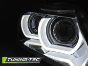 Faruri XENON LED DRL CHROME AFS Tuning-Tec pentru BMW E90/E91 09-11 - LPBMM9