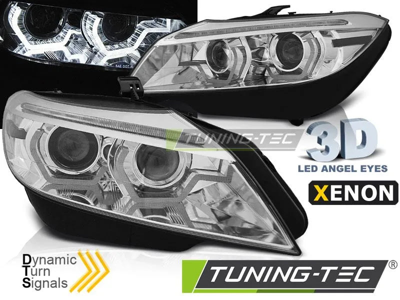 Faruri XENON LED DRL CHROME PENTRU BMW Z4 E89 09-13 - LPBML3
