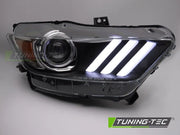 Faruri XENON LED NEGRU pentru FORD MUSTANG 14-17 - LPFOC8