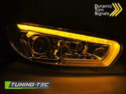 Faruri XENON TUBE LED CHROME pentru VW SCIROCCO 08-04.14 - LPVWU4