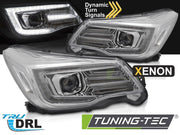 Faruri XENON TUBE LIGHT DRL CHROME pentru SUBARU FORESTER IV 13-18 - LPSU19
