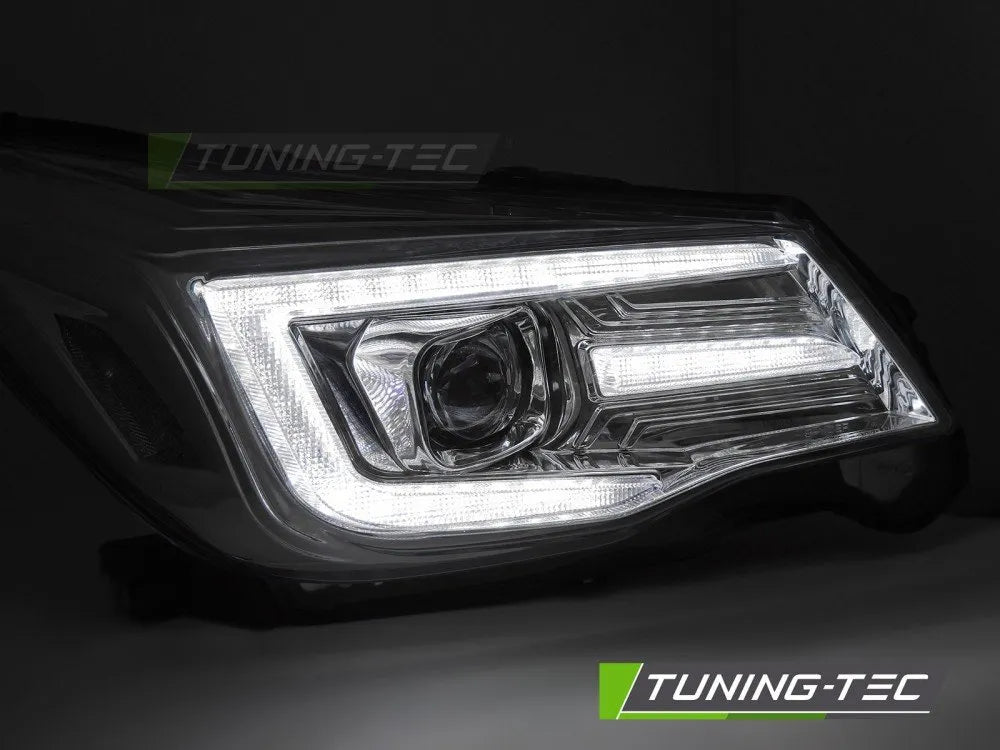 Faruri XENON TUBE LIGHT DRL CHROME pentru SUBARU FORESTER IV 13-18 - LPSU19