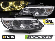 Faruri XENON YELLOW LED CHROME DRL pentru BMW E92 / E93 06-10 - LPBMS3
