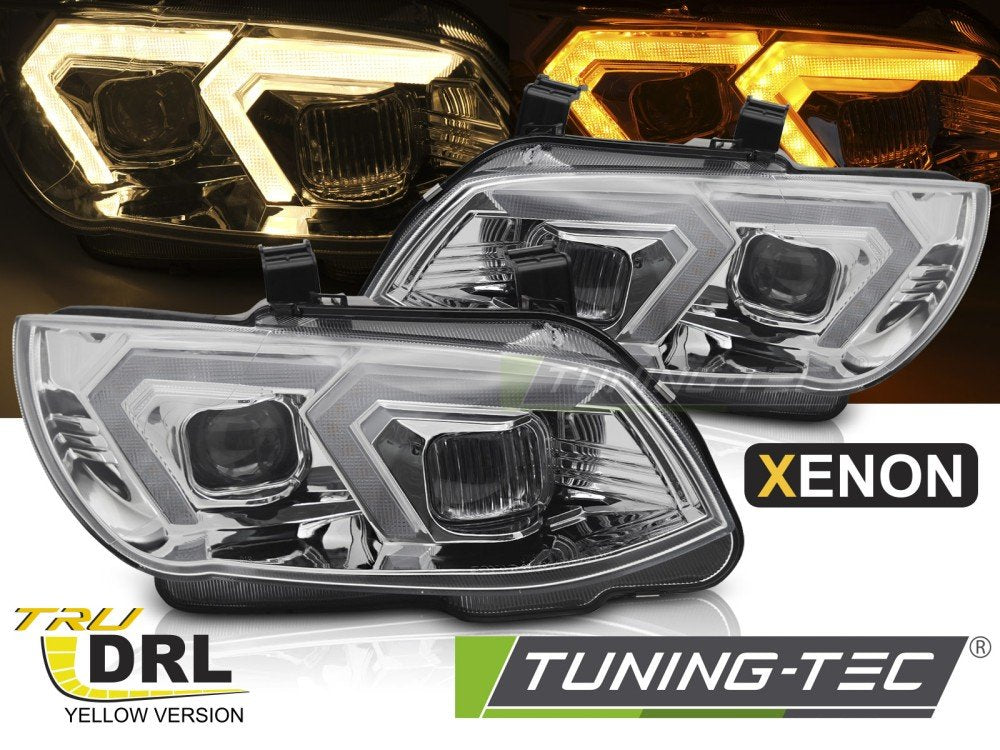 Faruri XENON cu DRL LED pentru BMW E92 / E93 LCI 10-13 - LPBMS5