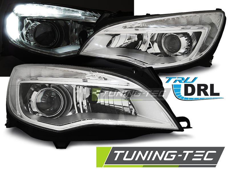 Faruri cromate DRL pentru Opel Astra J 10-12 Tuning-Tec - LPOP98