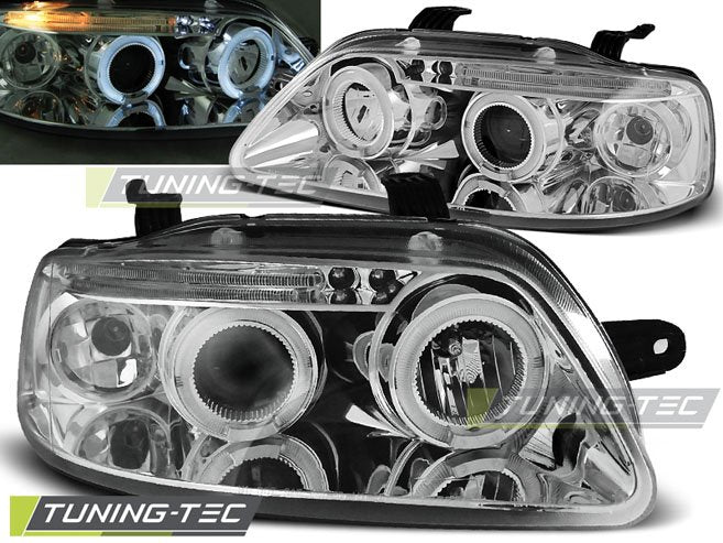 Faruri cu Angel Eyes Chevrolet Aveo Tuning-Tec - LPCT01