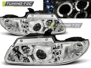 Faruri cu Angel Eyes Chrome pentru Chrysler Voyager 96-02.1 Tuning-Tec - LPCH07