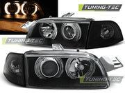 Faruri cu Angel Eyes Negru pentru Fiat Punto I 11.93-09.99 Tuning-Tec - LPFI10