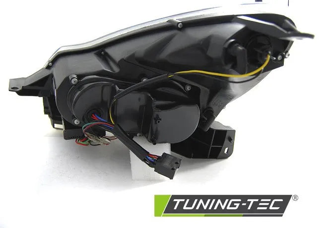 Faruri cu DRL Negri pentru Opel Corsa D 11-14 Tuning-Tec - LPOPA9