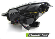 Faruri cu DRL Negri pentru Opel Corsa D 11-14 Tuning-Tec - LPOPA9