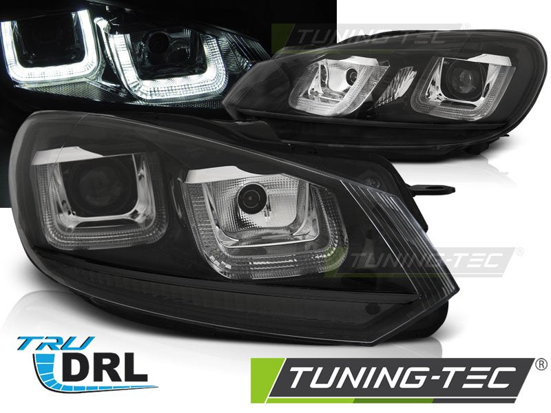 Faruri cu Led tip U pentru Vw Golf VI 08-12 Tuning-Tec - LPVWP4