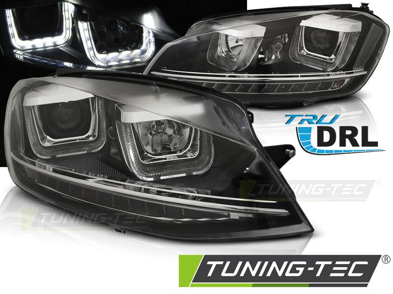 Faruri cu Led tip U pentru Vw Golf VII 11.12-17 Tuning-Tec - LPVWP1