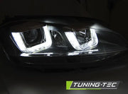 Faruri cu Led tip U pentru Vw Golf VII 11.12-17 Tuning-Tec - LPVWP1