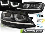 Faruri cu Led tip U pentru Vw Golf VII 11.12-17 Tuning-Tec - LPVWP6