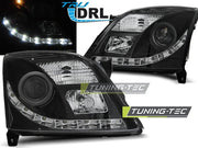 Faruri cu TRU DRL Negri pentru Opel Vectra C 04.02-08.05 Tuning-Tec - LPOP78