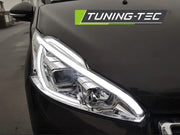 Faruri cu TUBE LIGHT pentru Peugeot 208 04.12-06.15 Tuning-Tec - LPPE30