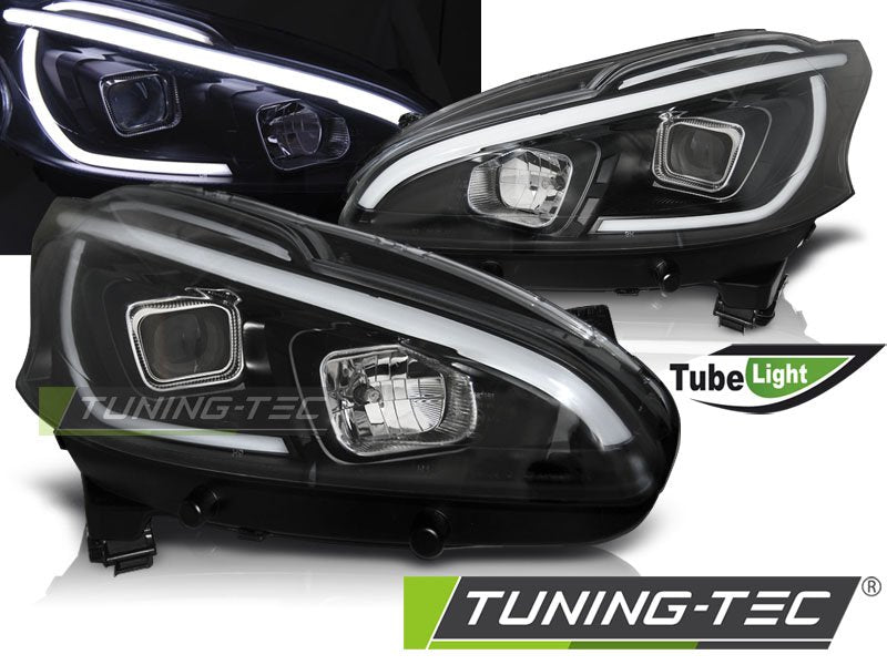 Faruri cu TUBE LIGHT pentru Peugeot 208 04.12-06.15 Tuning-Tec - LPPE31