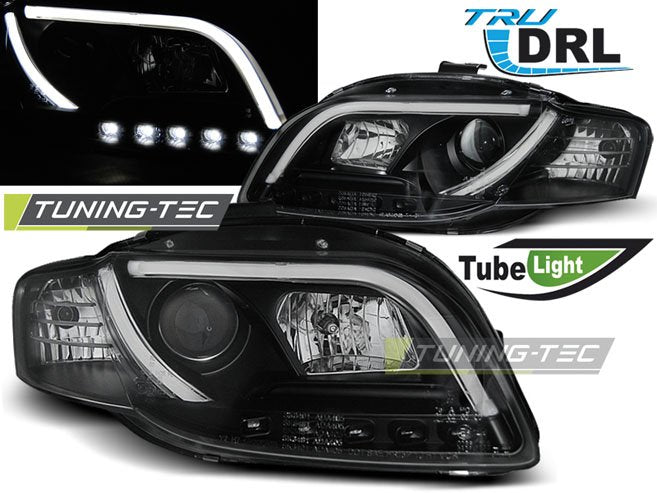 Faruri cu tube led DRL pentru Audi A4 11.2004-03.2008 Tuning-Tec - LPAUB5