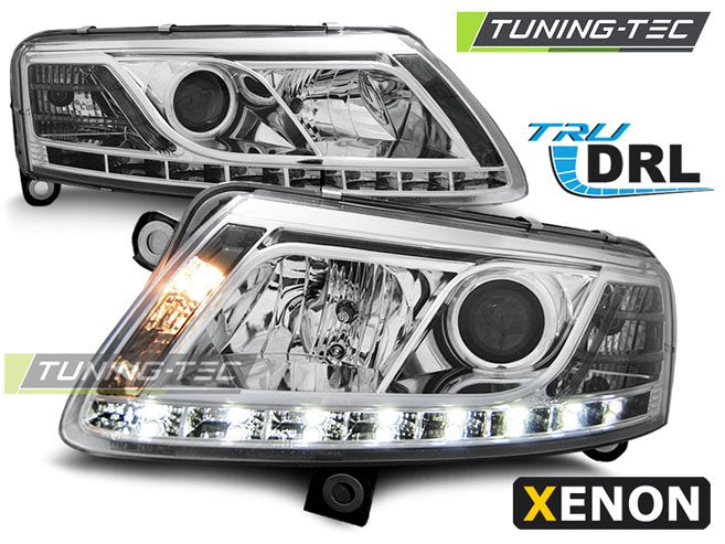 Faruri cu tube led DRL pentru Audi A6 04.2004-2008 Tuning-Tec - LPAU75