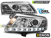 Faruri cu tube led DRL pentru Audi A6 04.2004-2008 Tuning-Tec - LPAU75