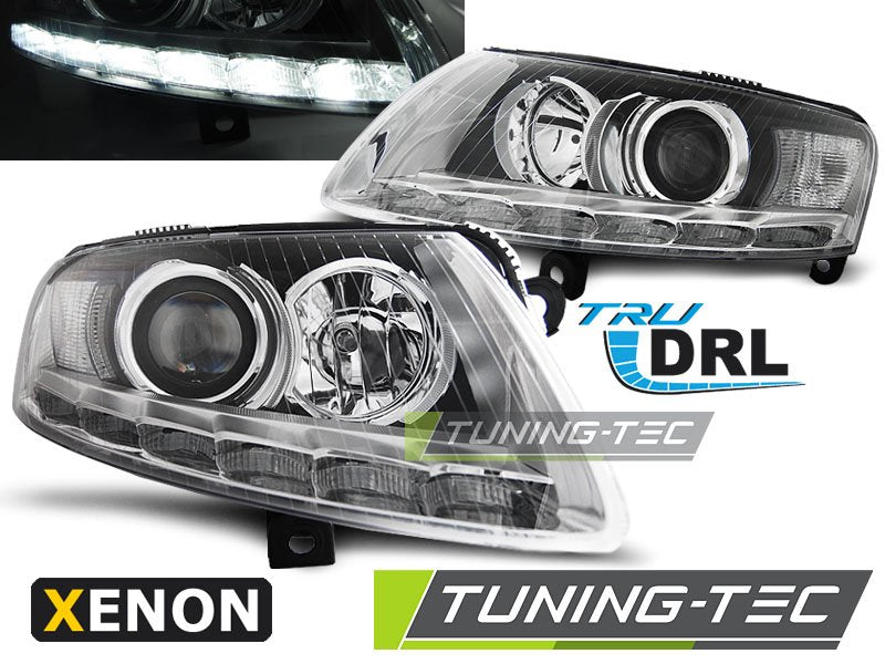 Faruri cu tube led DRL pentru Audi A6 04.2004-2008 Tuning-Tec - LPAUA9