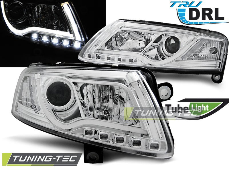 Faruri cu tube led DRL pentru Audi A6 04.2004-2008 Tuning-Tec - LPAUC7