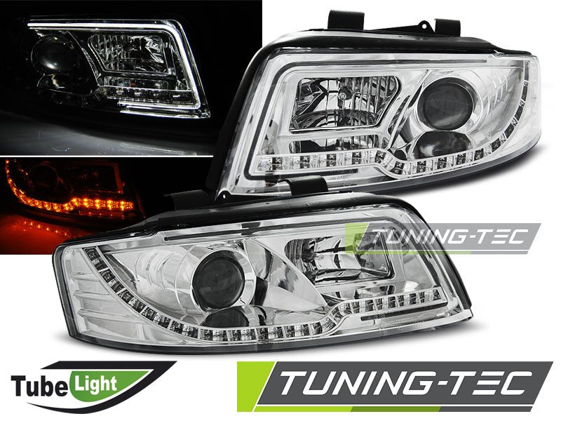 Faruri cu tube led pentru Audi A4 10.2000-10.2004 Tuning-Tec - LPAUC2